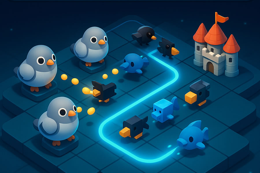 Pigeon Defense Gameplay